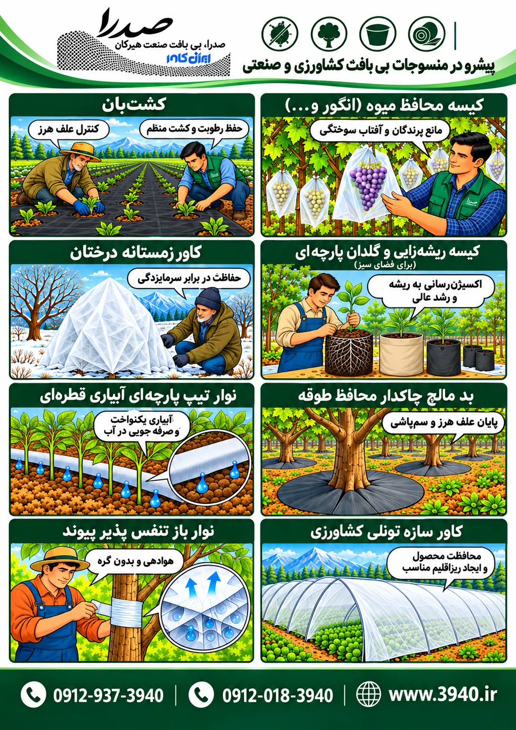 محصولات کشاورزی صدرا